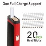 (Red) LAMBDA T3 Heat Not Burn Tobacco Heating Device, Compatible with All IQOS Heatsticks in dubai